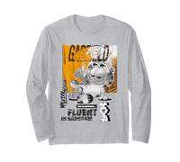 Garfield, Stencil retrò per Graffiti con Odie Sarcasm Cat Street Art Maglia a Manica