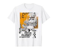 Garfield, Stencil retrò per Graffiti con Odie Sarcasm Cat Street Art Maglietta