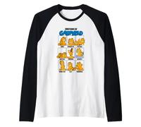 Garfield Tired Emotions of Garfield Maglia con Maniche Raglan