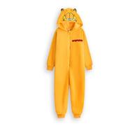 Garfield Tuta Intera per Adulti | Pigiama Intero Arancione per Uomini e Donne | Tuta da Notte con Cerniera, Cappuccio e Coda in Velcro 3D | Body Unico Gatto dei Cartoni Animati Abbigliamento da Casa