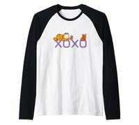Garfield Valentine's Day And His Teddy Bear Maglia con Maniche Raglan
