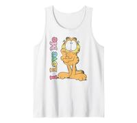 Garfield Valentine's Day I Love Me Distressed Poster Canotta
