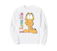 Garfield Valentine's Day I Love Me Distressed Poster Felpa