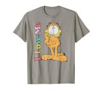 Garfield Valentine's Day I Love Me Distressed Poster Maglietta