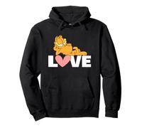 Garfield Valentine's Day Relaxed And in Love Felpa con Cappuccio