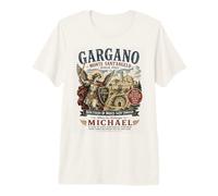 Gargano Monte Sant'Angelo - Santuario Michele dell'Arcangelo Vintage Maglietta Premium