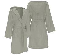 GARGIX Accappatoio UNISEX microfibra uomo e donna con cappuccio tasche salvaspazio calibrato (IT, Testo, M, Regular, Regular, M, Amb-5)