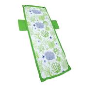 GARGIX Telo mare lettino microfibra con molle tasche con e senza cuscino Fantasia (Msc-3, SENZA CUSCINO)