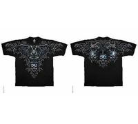 Gargoyle Teschi Dark Fantasy Medievale Gotico 2 Lato Maglietta M-2XL