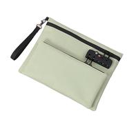 Garhomtur 2025 Borse da viaggio con lucchetto, a doppio strato, antifurto, con chiusura a zip, accessori per borse, organizer per certificati di contanti, Verde chiaro, 11.41*8.66 inches