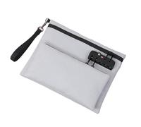 Garhomtur 2025 Borse da viaggio con lucchetto, a doppio strato, antifurto, con chiusura a zip, accessori per borse, organizer per certificati di contanti, Grigio, 11.41*8.66 inches