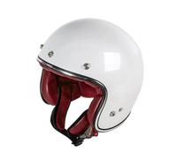 Garibaldi - Casco jet vintage G02X 2206 - Fibra di vetro - Bianco perla M