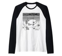 Garibaldi Arte lineare Aquarianer Maglia con Maniche Raglan