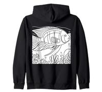 Garibaldi Linework Acquariofilo Felpa con Cappuccio