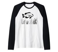 Garibaldi Linework Acquariofilo Maglia con Maniche Raglan