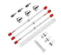 GARIOUANS 1 Set Parti Ricambio per Aerografo Ugelli e Aghi per Verniciatura Accessori Compatibili con Aerografi Standard Completa per Sostituzione e Riparazione