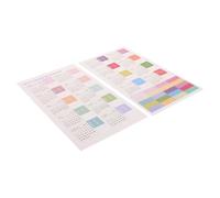 GARIOUANS 10 Fogli Adesivi Etichette Calendario Mensile Indici Scrivibili Resistenti per Planner Diario Organizzatore e Scrapbook Etichette Divisorie Rimovibili per Programmazione Quotidiana