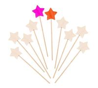 GARIOUANS 10 pezzi Kit Bacchette Incantate a Forma di Non Verniciate Accessori DIY per Lavoretti Creativi Ragazzi e Ragazze Bastoncini Decorativi Sicuri e Resistenti per Artigianato Manuale