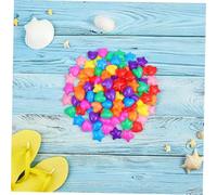 GARIOUANS 100 pezzi Palline da Gioco a Forma di Pentagono e Cuore per Piscina Giocattoli Acquatici Divertenti per Palline Oceaniche Colorate Creativo per Feste e Giochi in Vasca