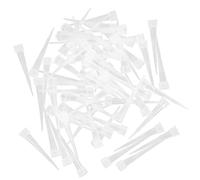 GARIOUANS 100 Pezzi Tubi Inseriti nel Fango Floreale Trasparenti Piccoli Supporti per Steli Fiori Riutilizzabili Base Appuntita Accessori per Composizioni Floreali Fai da Te e Bouquet da