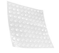 GARIOUANS 100pezzi Supporti Bassi in Silicone Cuscinetti Anticollisione Trasparenti Paraurti Per Mobili Attrezzi Fermaporta Riutilizzabili Per Porte e Tende Adesivi Duraturi Per Persone