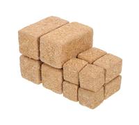 GARIOUANS 12 Pezzi Balle di Fieno Finte Mini Decorazioni Autunnali per Casa delle Bambole Balle di Paglia Simulate Leggere e Versatili per Scene di Fattoria e Progetti Fai da Te