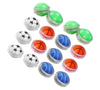GARIOUANS 12pezzi Palla Yo-yo in Plastica Giocattolo Da Calcio e Basket Per Ragazzo Adatto Dita Piccole e Allenamento Della Del Polso
