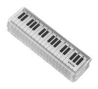 GARIOUANS 15 Pezzi Righelli Musicali Righello Plastica con Tastiera Pianoforte e Note Musicali Strumento Misura per Scuola e Apprendimento Geometria