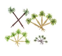 GARIOUANS 17 Modelli Mini Palma Cocco Artificiali per Paesaggi in Miniatura Accessori Micro Paesaggio per Decorazione Tavolo Sabbia