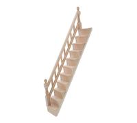GARIOUANS 1pezzi Corrimano Per Dollhouse e Facile Assemblare Fate Non Verniciata