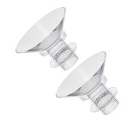 GARIOUANS 2 Inserti Flangiati Silicone Flessibile per Tiralatte Lavabili e Resistente All Usura per Tiralatte Elettrico e Indossabile Adatti per Facilità Latte