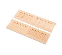 GARIOUANS 2 Mini Per La Casa Delle Per La Casa Delle Decorazioni Per La Casa Delle Mini Bui Legno Marrone Chiaro