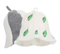 GARIOUANS 2 Pezzi Cappello Sauna in Feltro Traspirante Protezione Testa da Surriscaldamento per Uomo Donna per Casa Spa Benessere