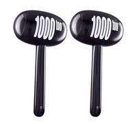 GARIOUANS 2 Pezzi Grandi Martelli Gonfiabili Giocattolo in PVC per Accessori Festa Compleanno Design Cartone Animato Gioco Interattivo Genitori-Figli per attività all'Aperto