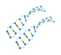 GARIOUANS 2 pezzi Kit Doppia Spirale del DNA Educativo Scientifico per Insegnamento Biologia e Genetica Struttura Molecolare Autocostruibile per Studio Mutazioni e Ereditarietà