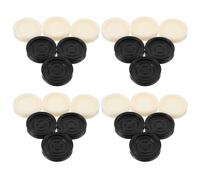 GARIOUANS 24 Pezzi di Plastica per Scacchi e Dama Forme Distintive per Giochi da Tavolo Versatili Attività all'Aperto e Viaggi