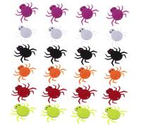GARIOUANS 24pezzi Toppe Ricamate Forma Ragno per Creazioni da Te Decorazioni per Halloween Accessori in per Vestiti e Zaini Progetti Creativi per Famiglie