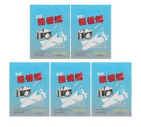 GARIOUANS 250 fogli Carta Pulizia Ottica Microscopio e Fotocamera Carta Ecologica Antigraffio per Lenti Rimuove Polvere Impronte e Macchie Blocchetto Portatile per Obiettivi Sensitive