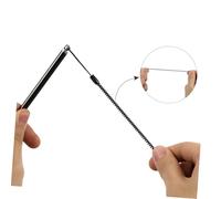 GARIOUANS 2pezzi Penna Stilo Touch Resistiva con Punta Rigida Supporto per Tablet e Smartphone Cordino Anti-smarrimento Design con Base Fissa per Scrittura e Disegno Precisa