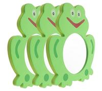 GARIOUANS 3 Giocattoli da Bagno per Specchio in EVA Sicuri e Lisci Educativo per Bagnetto con Riconoscimento Colori e Animali Regalo per Ragazzo