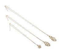 GARIOUANS 3 Pezzi Collana Regolabile con Portapietre Acciaio Gabbia Rete Stile Sogni per Pietre Cristallo Fai da Te Accessorio Versatile per Uomo e Donna