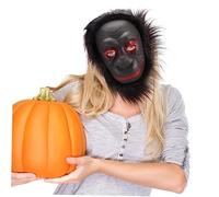 GARIOUANS 3 Pezzi Maschere Scimmia Peluchper Halloween Maschere Decorative Divertenti per Adulti e Atmosfera Festiva Creativa per Feste Halloween e Foto Divertenti