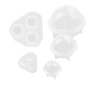 GARIOUANS 3 pezzi Stampi Rotondi in Silicone per Gioielli Cera e Bombe da Bagno Stampi Resistenti Flessibili e Facili da per Creazioni Fai da Te con Resina Pendenti e Decorazioni
