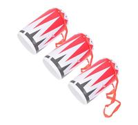 GARIOUANS 3 pezzi Tamburo Gonfiabile per Giocattolo Musicale in PVC Resistente Accessorio Festa e Cosplay Design Simulato Realistico Decorazione Divertente per Compleanni e Pool Party