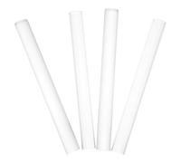 GARIOUANS 4 Pezzi Mattarelli in Acrilico Trasparente per Modellare Argilla Hollow Leggeri Anti-affaticamento e Solid per Spessore Uniforme Strumenti Professionali per Fai da Te e Artigianato