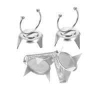 GARIOUANS 4 Pezzi Pinza per Smaltatura Morsetto per Argilla per Ceramica Pinza per Immersione per Sculture in Argilla Strumenti per Ceramica in Acciaio Inossidabile