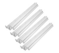 GARIOUANS 4 Pezzi Portaschede Mahjong Americano Trasparente in Plastica Acrilica Pusher e Supporto Combinati per Anziani e Appassionati Organizza e Sposta Facilmente le Tessere