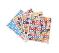GARIOUANS 4 set Etichette Numerate Colorate Adesive per Pittura con per Classificazione Box Adesivi Identificativi per Ricamo Croce e Laboratorio