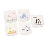 GARIOUANS 5 Asciugamani per Muslin Pz Salviette Morbide e Assorbenti per Bagnetto e Del Tovagliette Ipoallergeniche e Traspiranti per