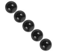 GARIOUANS 5 pezzi Kit Palline per Macchina Flipper in Plastica Nera Ricambi per Gioco Pinball Palline da Gioco ad Alta Velocità per Divertimento Interattivo e Competizioni Multiple